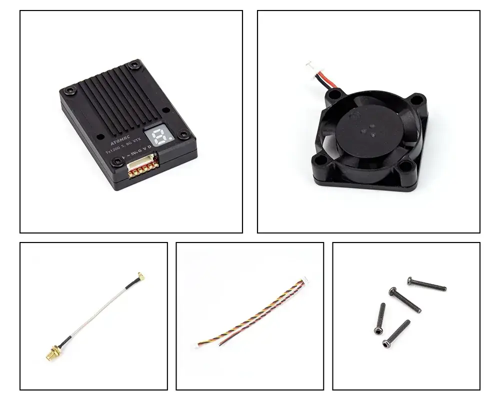 SKYZONE-ATOMRC-TX1200-Analog-VTX