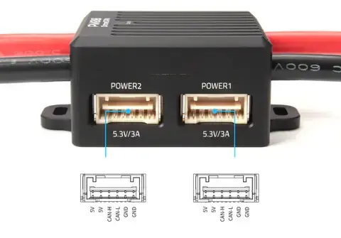 PM08-CAN-Power-Module-14S,-200A-(Tinned-Wires)
