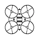 Ramka-BetaFPV-Air75-II-Czarna