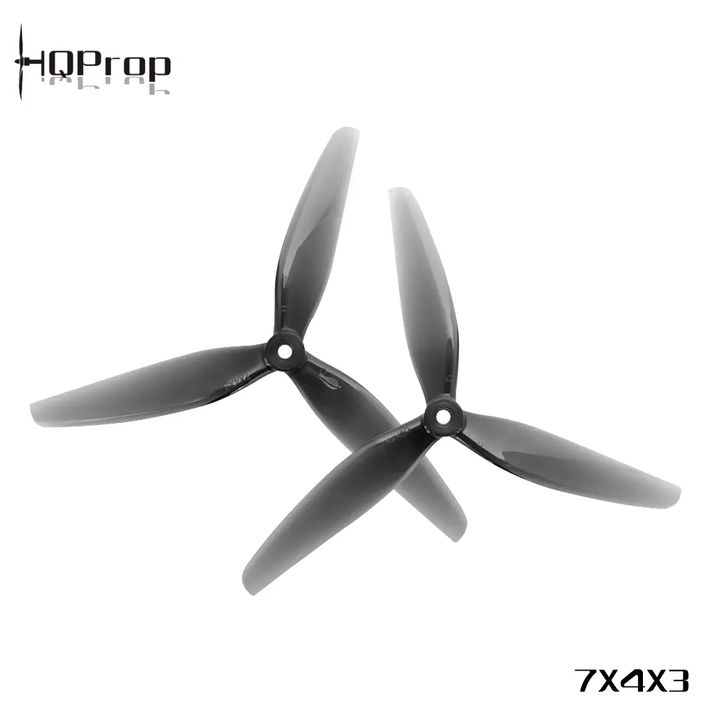 Śmigła 3-łopatowe HQProp 7X4X3 Light Grey 4 szt.