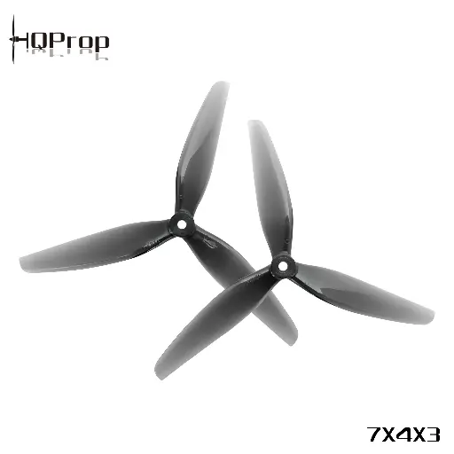 [DP7X4X3GR-PC] Śmigła 3-łopatowe HQProp 7X4X3 Light Grey 4 szt.